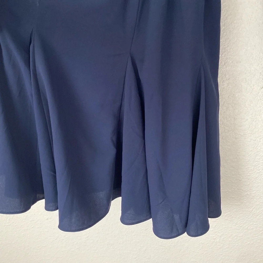 Lilly Pulitzer 2 Lorella Stretch Dress Long Sleeve Knee Length in Navy - Picture 9 of 12